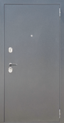 Входная дверь металлическая-28 букле графит/velluto bianco Двери арт 860(960)х2050